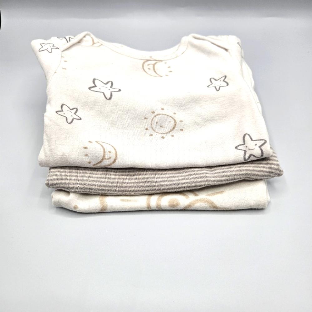 Carter's Long Sleeve Beige Onsies 6M
